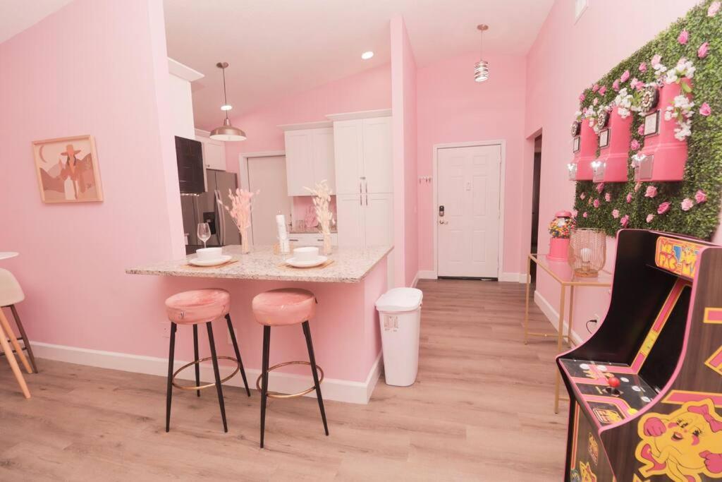 The Pink House Orlando Villa Exterior photo